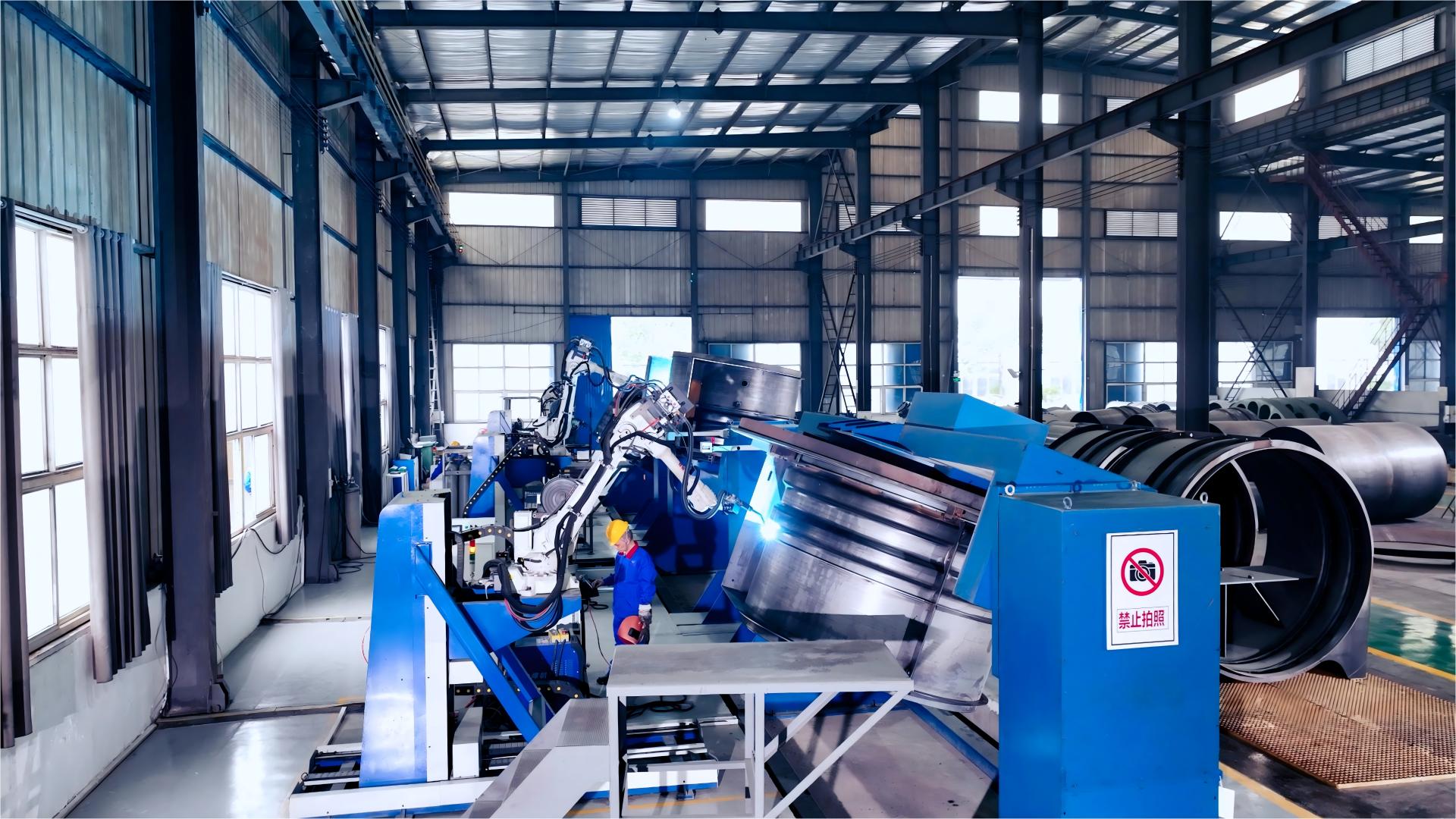 焊接機(jī)器人生產(chǎn)線